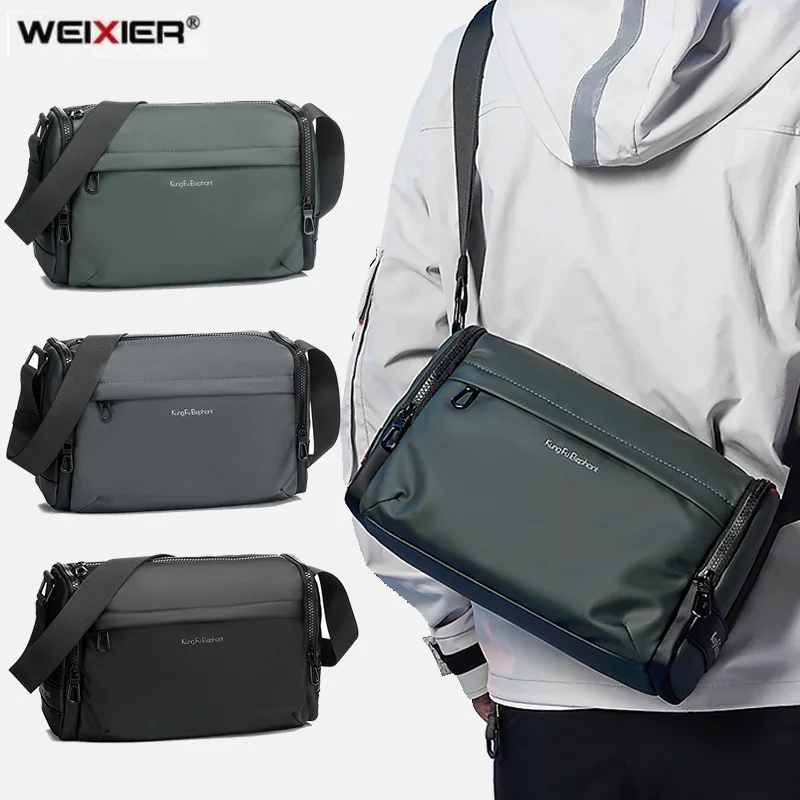 

Weixier New Men's Casual Messenger Bag Sports Trend Oxford Cloth Shoulder Bag Man Bag Crossbody Bag Handbags Purse Satchel Bolso