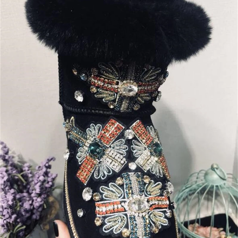 Оригинальные самодельные тяжелые наклейки Стразы на одежду бейдж из кроличьего