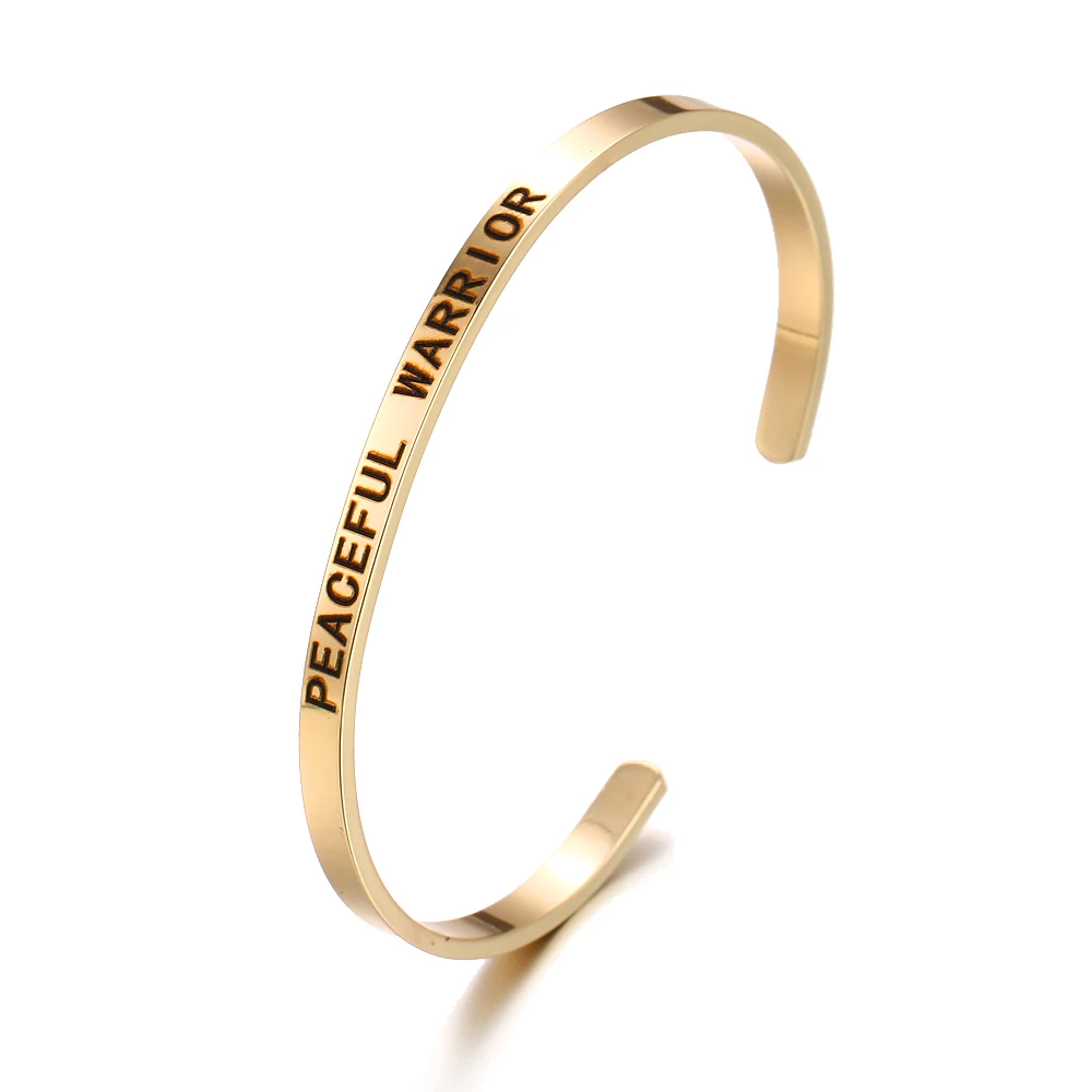 Круглые браслеты манжеты из нержавеющей стали шириной 4 мм для женщин и мужчин