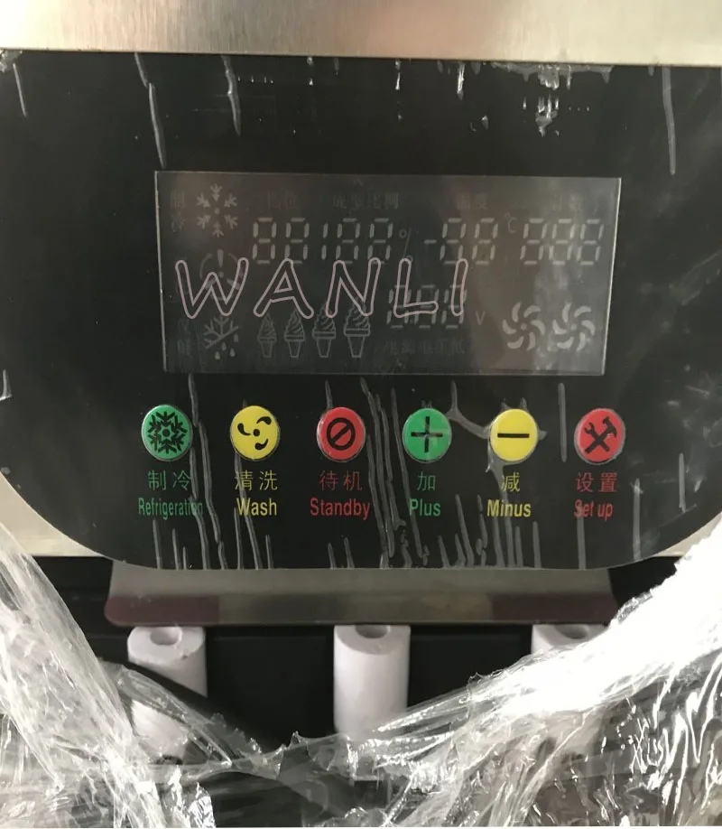 110 V/220 В трех вариантах 18L-22L/ч коммерческих агрегат для производства мягкого мороженого машина сладкие конфеты мороженое сделать мороженое Maker1PC