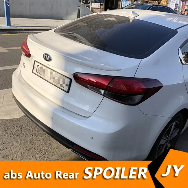 Спойлер для KIA FORTE K3 2011 2015 спойлер из АБС пластика высокого качества автомобиля