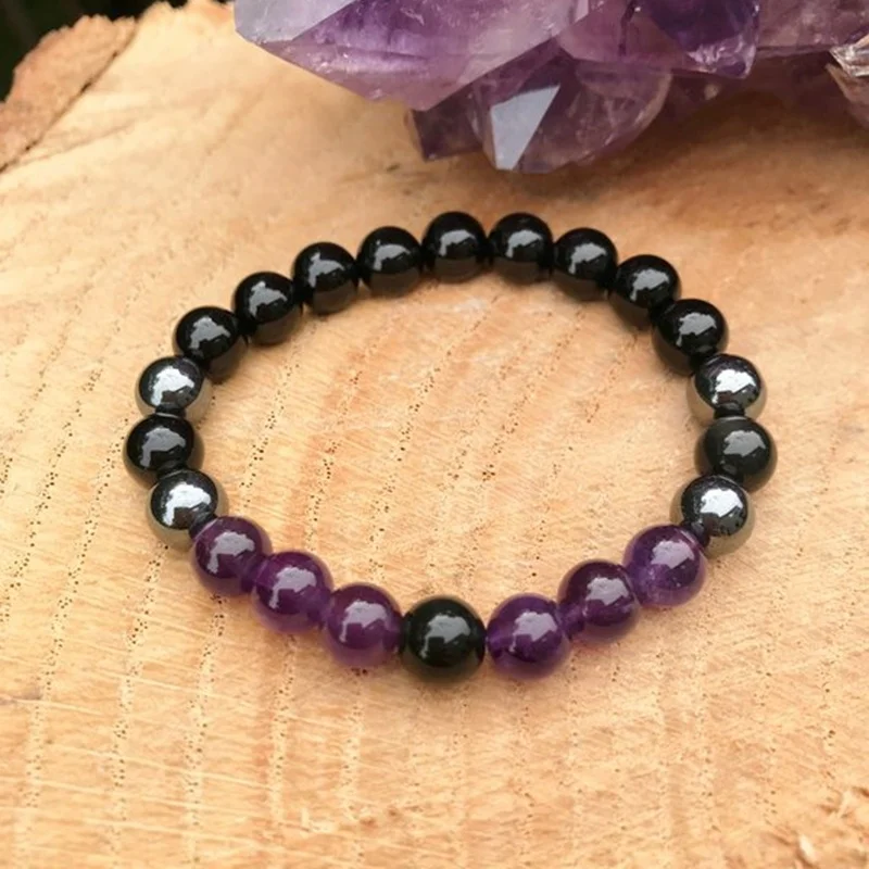 Браслет с кристаллами для исцеления чакр отрицательной Энергией вампира удачи |