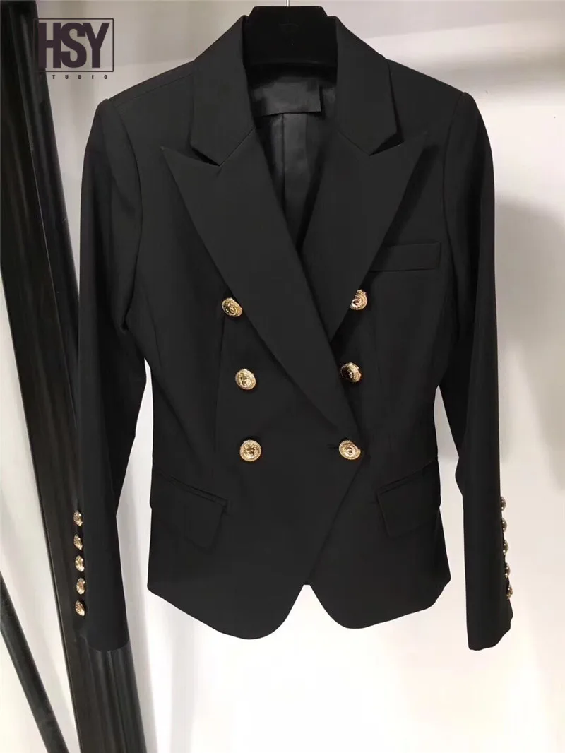 【HSY studo】 2019 осенний Новый Модный женский костюм с длинными рукавами лацканами