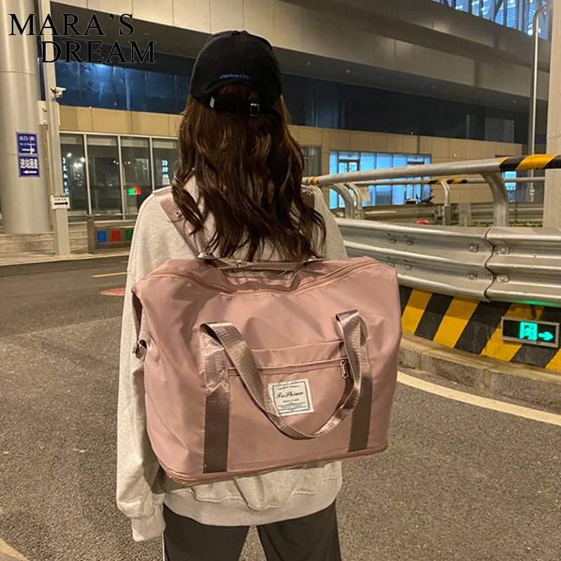 

Модная большая дорожная сумка Mara's Dream, женская сумка-тоут, нейлоновая водонепроницаемая сумка на плечо, женская сумка для выходного спортза...