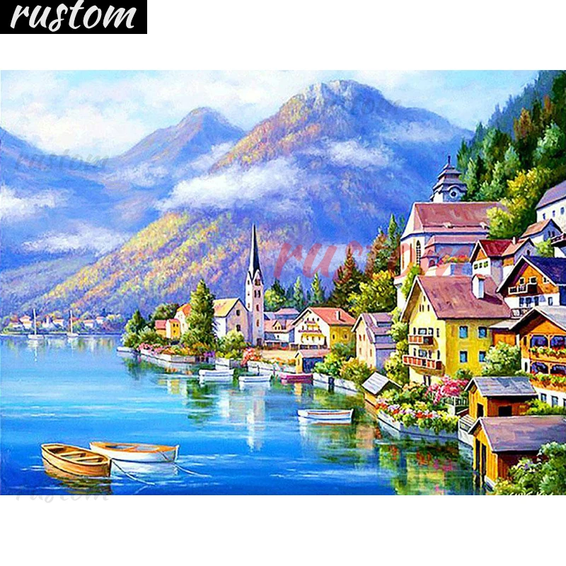 

Алмазная живопись для дома по морю Алмазная вышивка 5d "сделай сам" полностью Алмазная мозаика Алмазная краска алмазная живопись