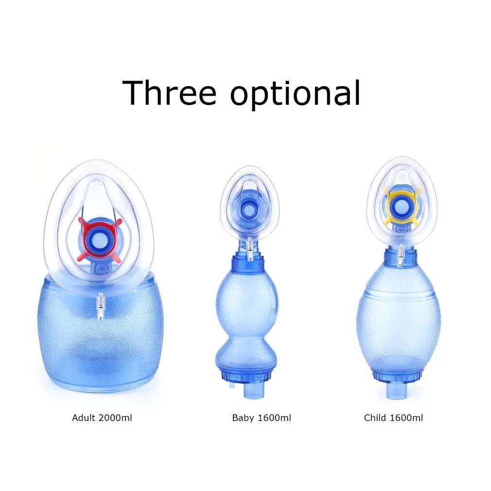 

Adults/Children/Infants Manual Resuscitator PVC Ambu Bag Oxygen Tube First Aid Kit Simple Breathing Apparatus Tool Drop Shipping