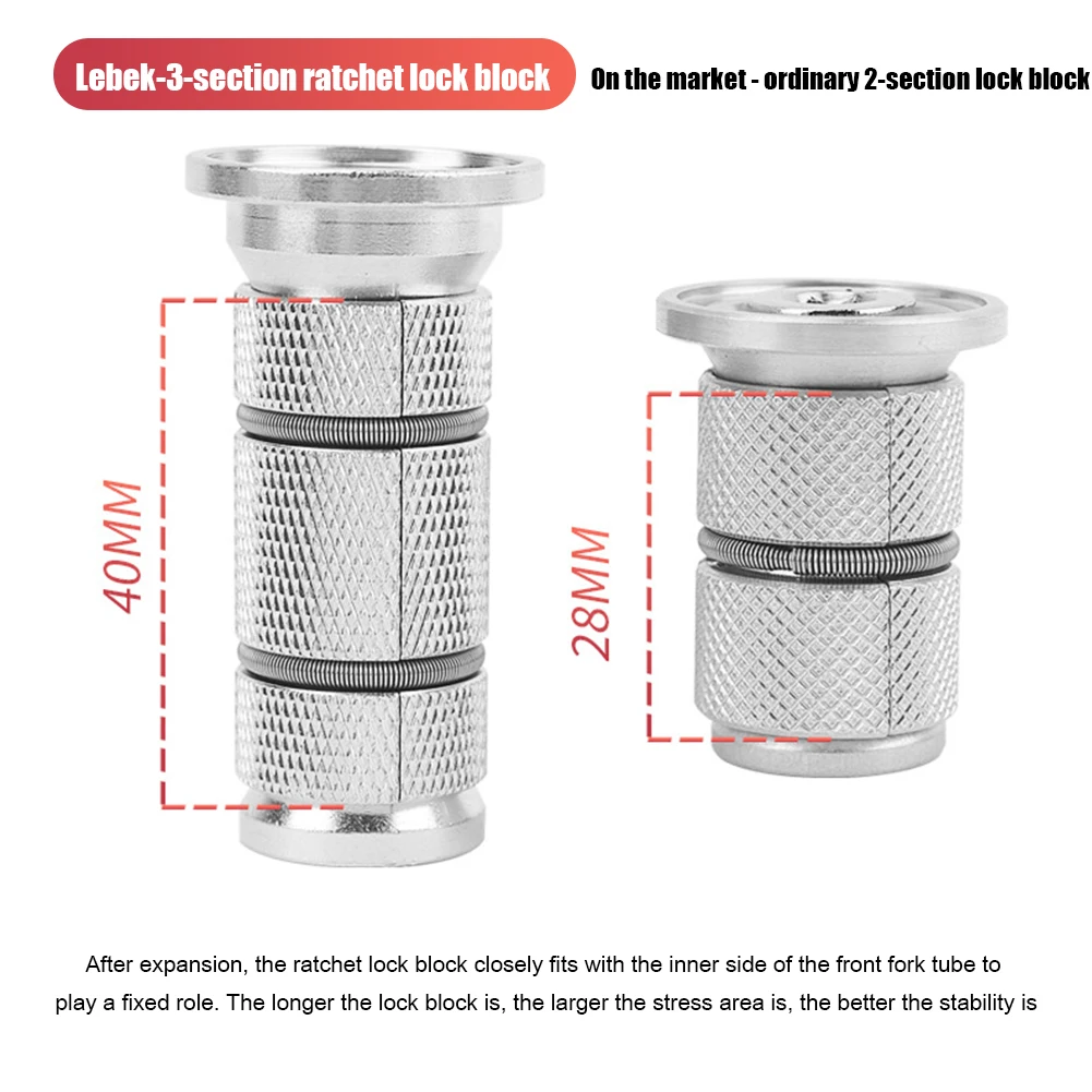 

Bicycle headset extension screw front fork extender headset top cover cover extension plug mountain road bike headset cover