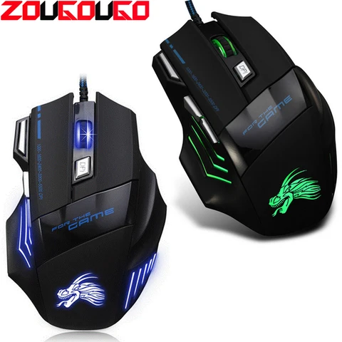 ZOUGOUGO Профессиональная игровая мышь 5500 DPI