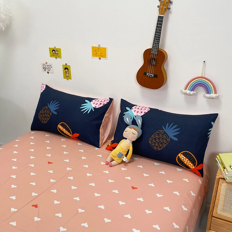 Набор постельного белья UPzo-Fruit мягкая утолщенная Простыня из полиэстера с