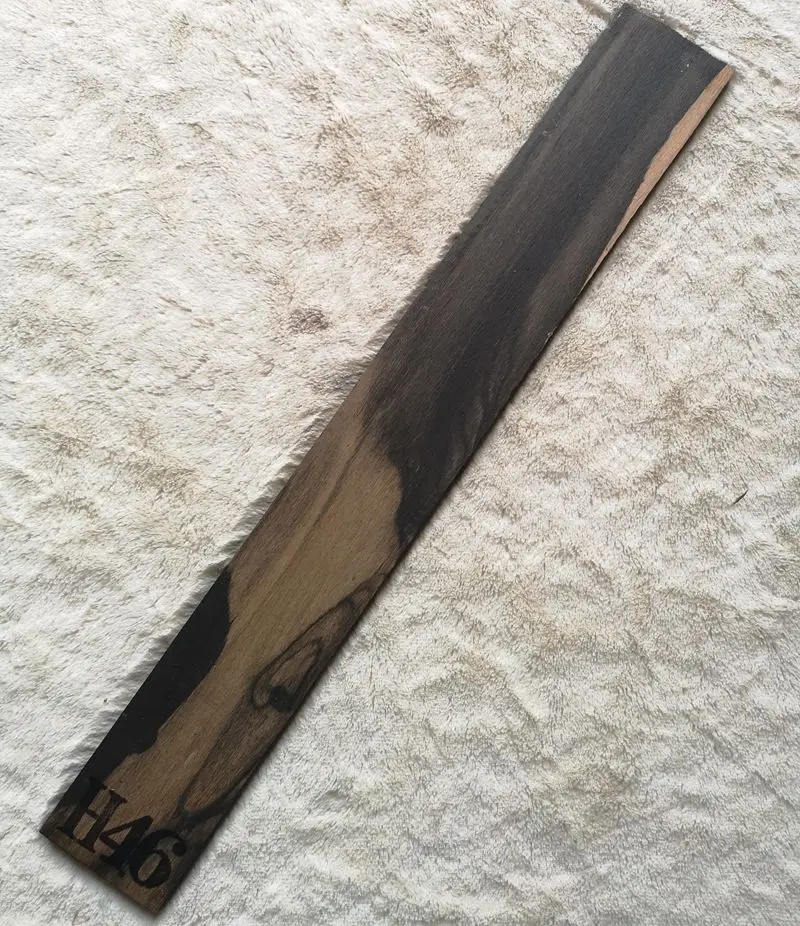 afrikanische gestreiften muster ebenholz für klassische gitarre elektrische gitarre akustische gitarre ukulele griffbrett diy gitarre griffbrett