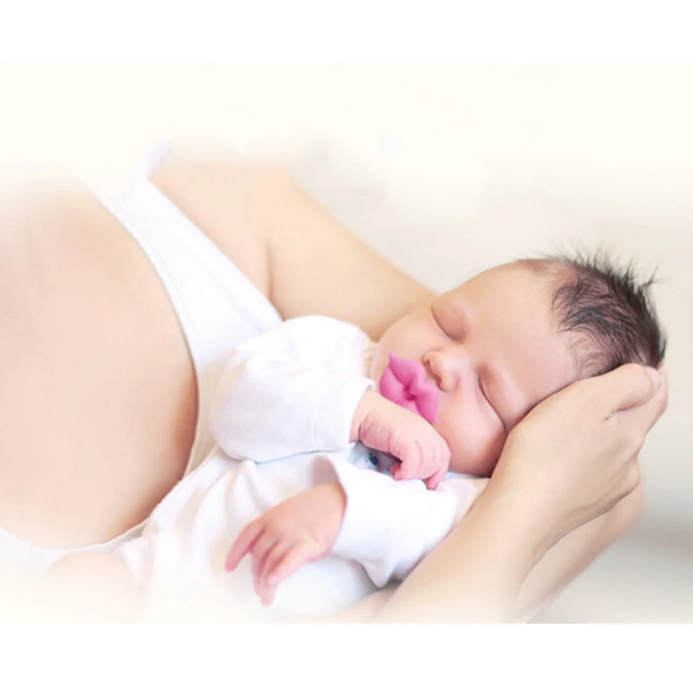 Детская пустышка с красным поцелуем и губами поддельные Веселые силиконовые