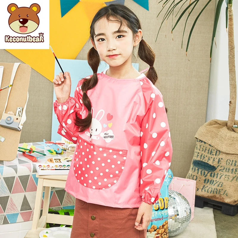 Детский водонепроницаемый фартук с длинным рукавом мультяшным единорогом | Дом и