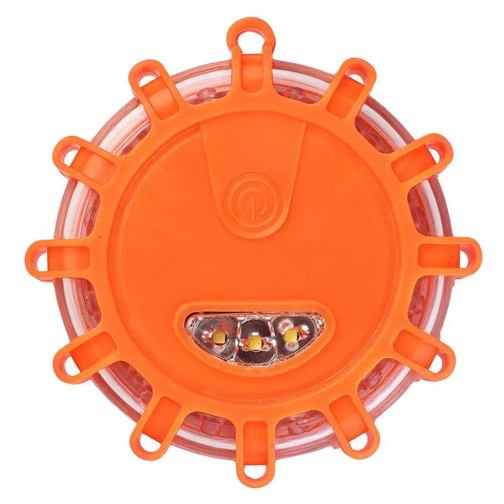 

4pcs/set Magnetic LED Strobe Warning Light Emergency Road Rescue Safety Flashing Lights Car Roadside Beacon Lamp Flare