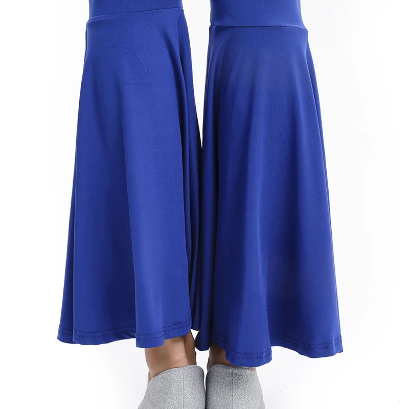 

Sexy Women Beach High Waist Elastic Sheer Flare Pants Trousers S-2XL