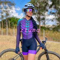 female cycling little monkey triathlon jumpsuit coverall bicycle jersey clothing team uniform bike riding mtb suit ropa ciclism
