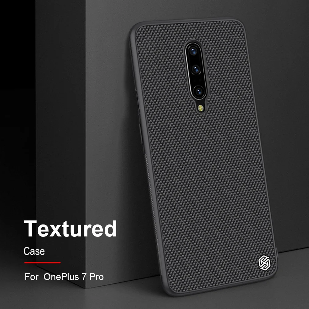 Oneplus 7 Pro чехол Nillkin текстурированный нейлоновый волоконный чехол для Oneplus7 one plus 7 чехол задняя крышка Нескользящая прочн