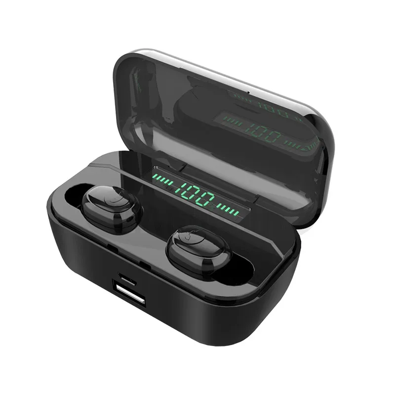 as the picture shows Настоящие беспроводные Bluetooth наушники 5,0 TWS наушники-вкладыши IPX7 Водонепроницаемая мини-гарнитура 3D стерео звук спортивный наушник - Цвет: as the picture shows