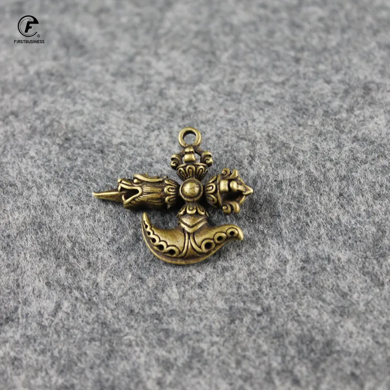 Медные украшения для торта винтажные латунные подвески с цепочками чайный нож