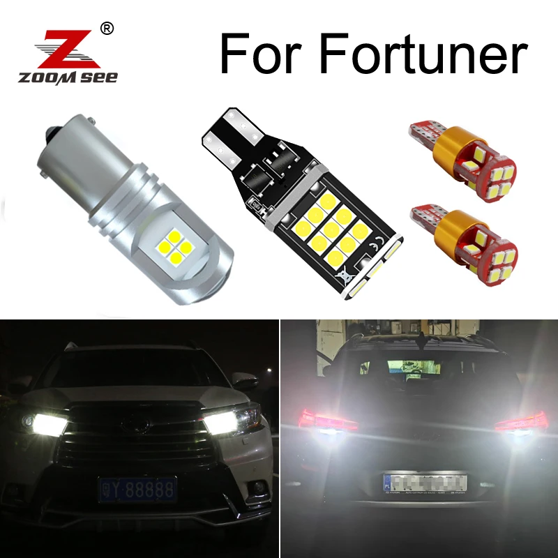 4 шт. светодиодные лампы заднего хода для Toyota Fortuner MK1 MK2(2005 2019)|Сигнальная лампа| |