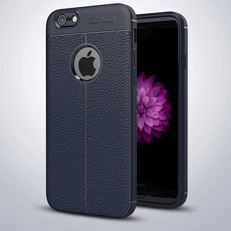 Роскошный кожаный чехол YUETUO для телефона etui coque cover case for iphone 6 s plus 6plus apple