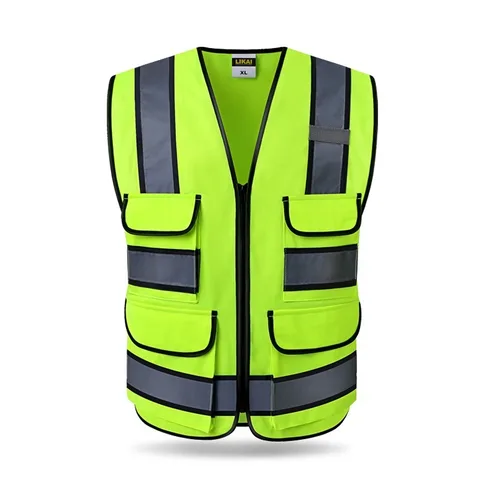 Светоотражающий жилет для строительной площадки, флуоресцентный жилет, одежда для охраны окружающей среды, коллективная Защитная куртка