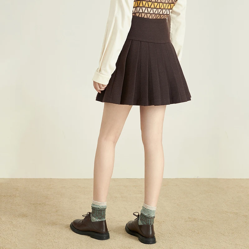 Женская юбка INMAN осенне-зимняя Милая Элегантная универсальная плиссированная