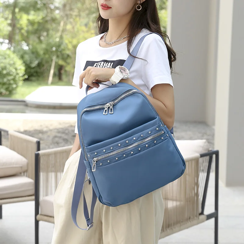 

Women Backpack Oxford Cloth New Fashion Female Daily Backbag 2021 New Ladies High Quality Bag Multifunction For Shopping School
