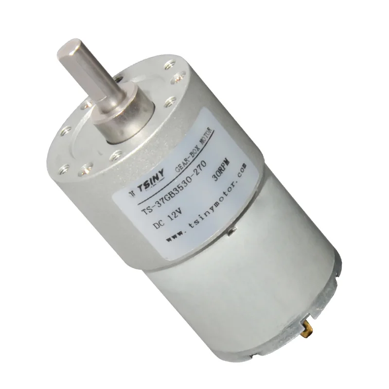 

Permanent magnet DC gear motor 12V 24V robot micro motor gear motor speed optional