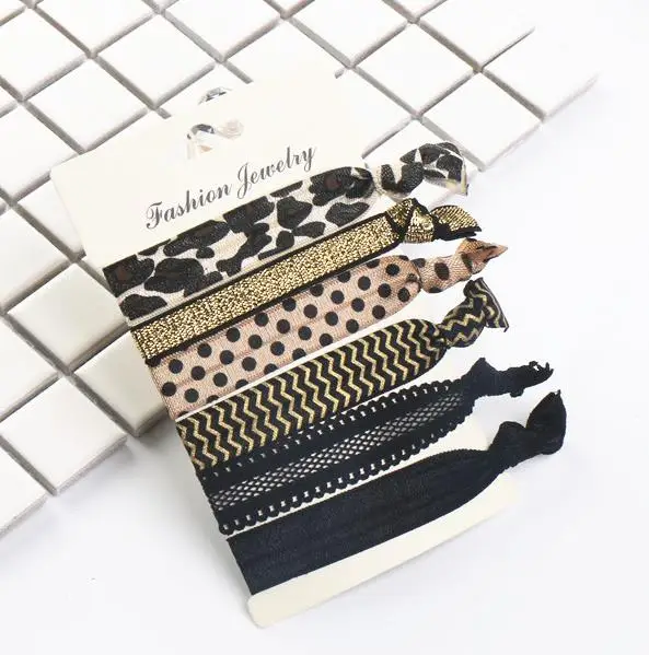 6 шт./лот ручная работа карамельные нейлоновые повязки на голову для детей