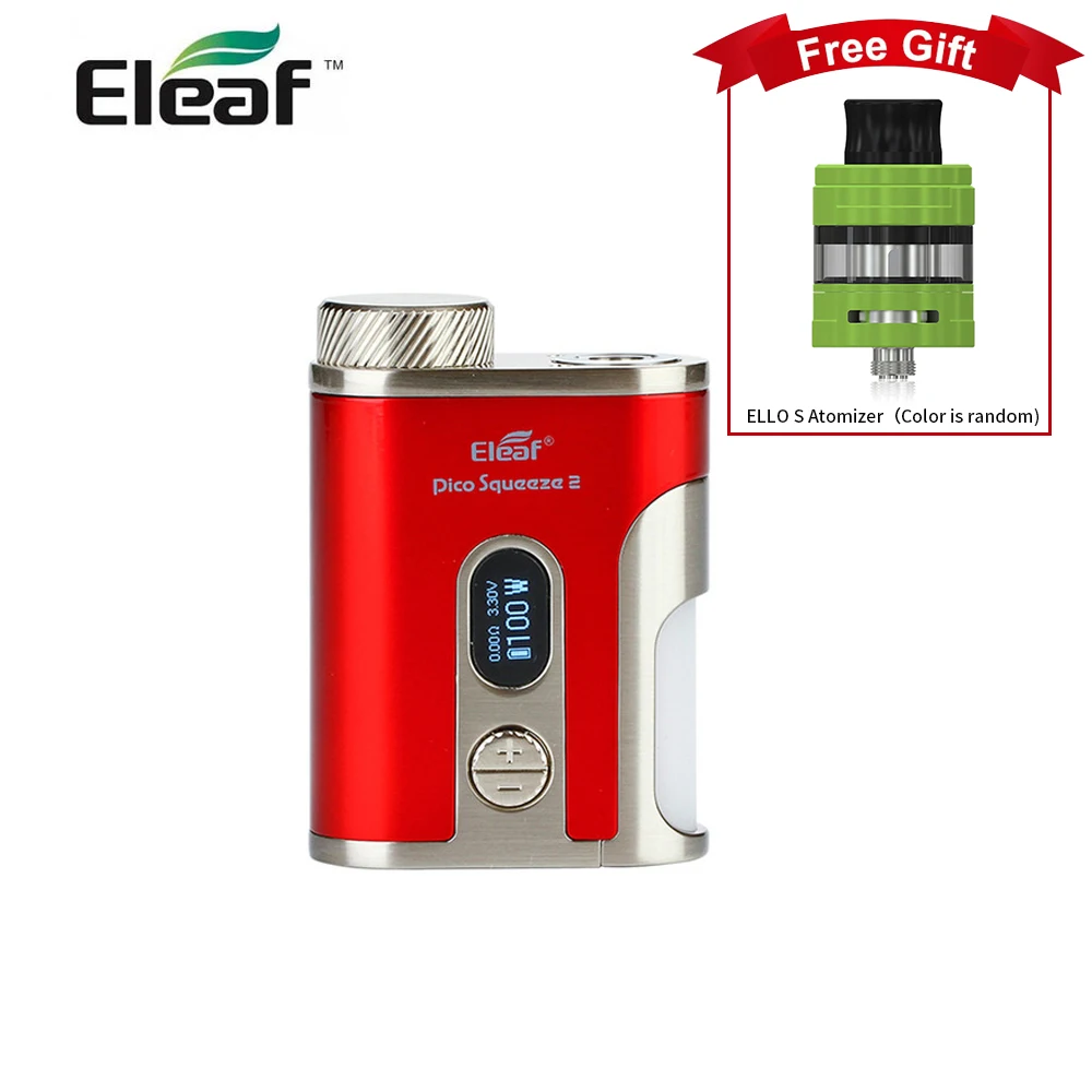 Оригинальный мод Eleaf Pico Squeeze 2 вейп без 18650/21700 100 Вт контроль TC электронная сигарета