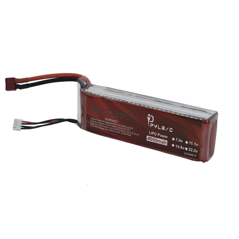 Высокая скорость 14 8 v 4000mAh Lipo батарея для RC вертолетов части 4S литиевая 50C