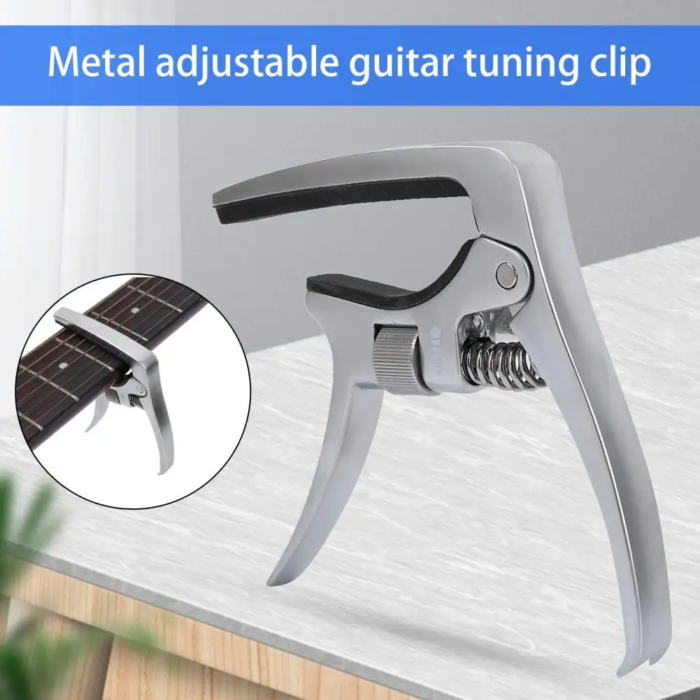 

Guitar Capo Metal Capo Wear Resistant High-Grade Electric Guitar Capo Mandolin Capo Practical Guitar Parts Accessories