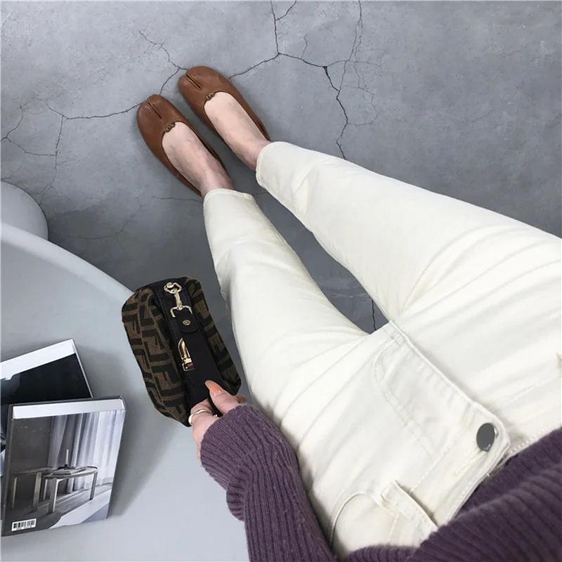 

Early Autumn New Cigarette Pants Four Colors Recommended! Jeans Women 'S High Waist Loose And Slimming Small Cropped