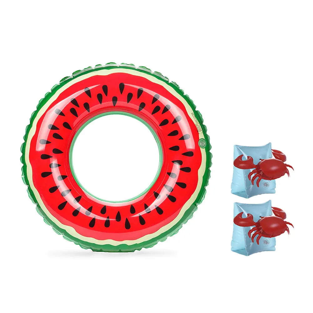

Swimming Ring Fruit Swimming Ring and Cartoon Swimming Arm Floating Ring