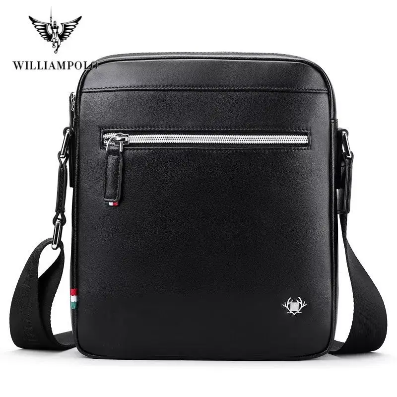 

Men's New Luxury Brand Crossbody Bag Vintage Leather Shoulder Bag Handsome Crossbody Bag Handbag