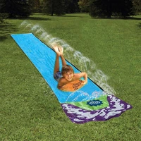 surf water slide pvc backyard summer outdoor children adult water games toy fun lawn water slides pools for kids dropshipping