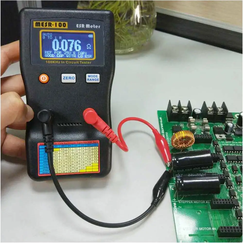 MESR-100 ESR Capacitance Meter Ohm Professional Measuring Resistance Capacitor Circuit Tester | Инструменты