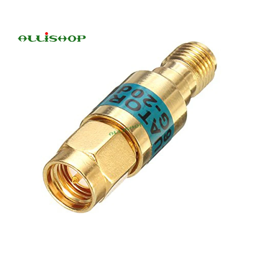 

2W SMA Male to Female Attenuator DC-6.0GHZ 50ohm 1-30dB Connectors RF Power Reducer Blocker