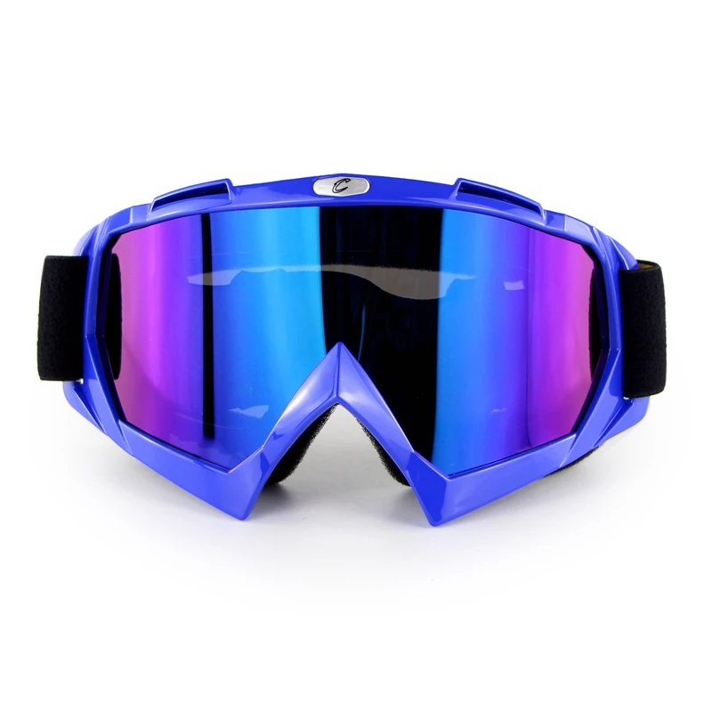blue rainbow Мотогонок очки Moto MX очки для мотокросса крест поле внедорожные ATV Gafas мотоциклетные солнцезащитные очки lunetes brillen - Цвет: blue rainbow