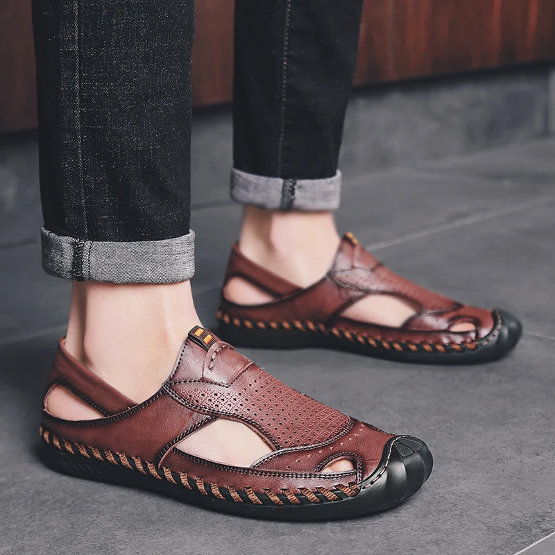 

Sandals Outdoor Sandles For Men Sandalen Heren Sandalet Sandalia Masculino Rasteira Sandalias Man Deportivas Cuero