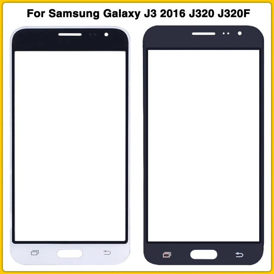 Новое ЖК-переднее стекло для samsung Galaxy J3 J320 J320F J320M J320H J320FN дисплей дигитайзер сенсор внешнее стекло сенсорный экран