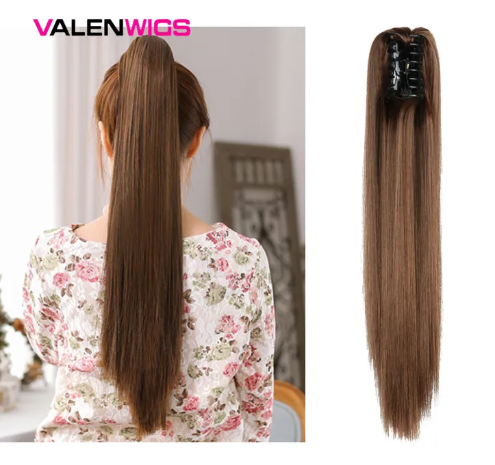 Искусственные накладные волосы для хвоста 16 цветов на выбор | Шиньоны и парики