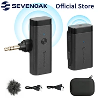sevenoak skm w1 ultracompact 2 4ghz wireless microphone system with smartphones tablets cameras for live video streaming vlog