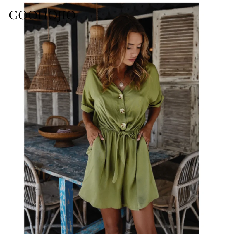 

GOOHOJIO 2021 New Spring Autumn Comfortable Rompers Women Fashionable High Waist Women Jumpsuits Oversized Jumpsuits for Women