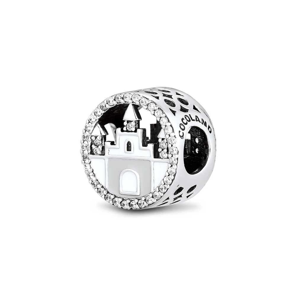 CKK 100% 925 пробы-серебряные ювелирные изделия замок Шарм Сделай Сам подходит для