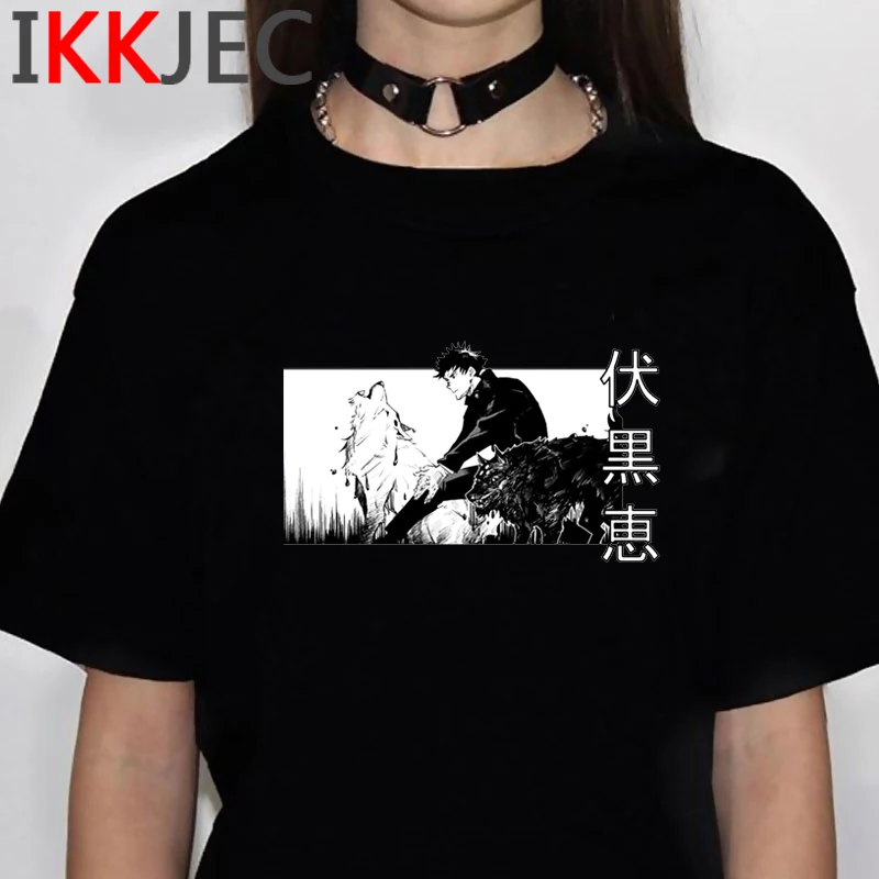 

Jujutsu Kaisen Gojo Satoru Yuji Itadori t shirt women kawaii ulzzang white t shirt tumblr grunge clothes kawaii aesthetic