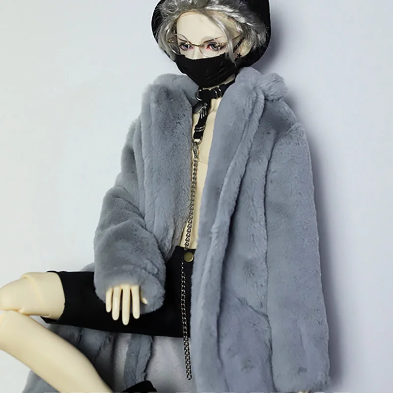 Одежда для кукол Bybrana 1/3 1/4 BJD длинное пальто из искусственного меха норки | Игрушки