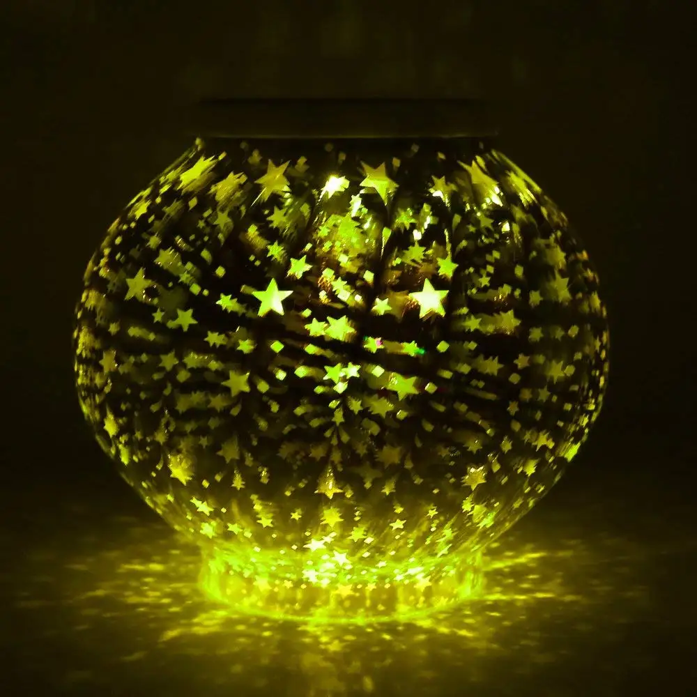 Изменяющий цвет мозаичный солнечный светильник Pandawill