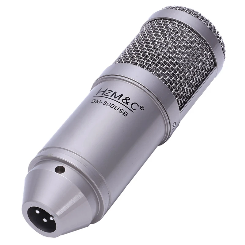 HZM&C Модернизированный Bm 800 Usb конденсаторный микрофон Студийный микрофон для компьютера записи караоке ПК