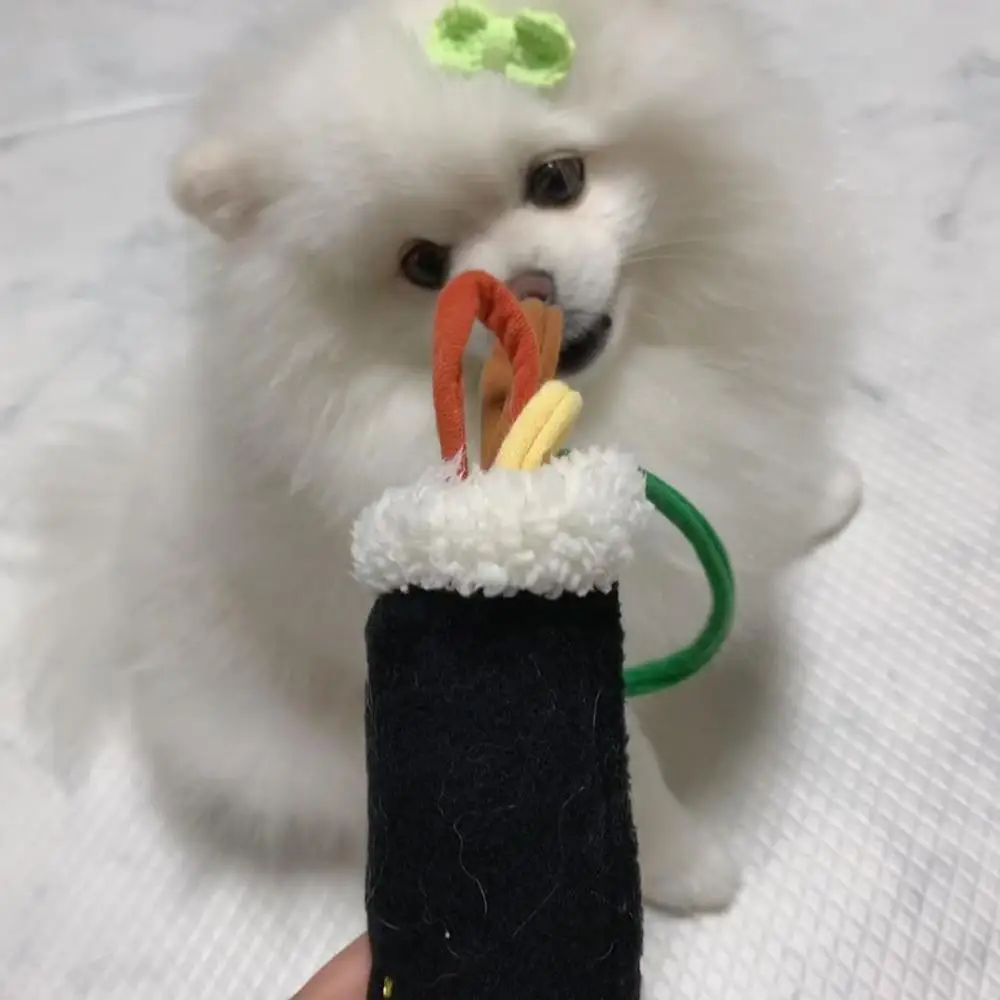 Ins Dog Toys Korean Seaweed Rice Bag Tibetan Vegetables Cute Pet Food Supplies For | Дом и сад